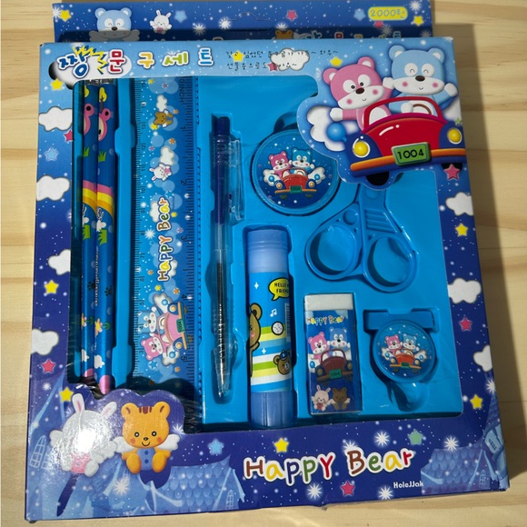 4/$20 Kids Boys School Tools 9 Pcs Set Goodybag Gift - Picture 3 of 3